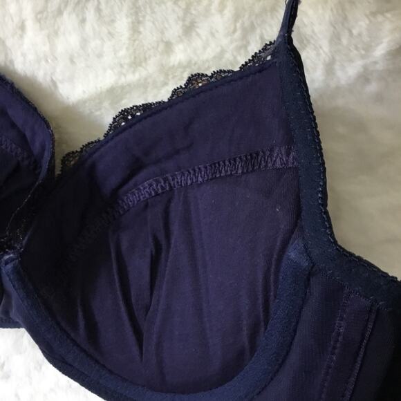 BodiBra Navy Lace Support & Shaping Bra - Picture 13 of 15